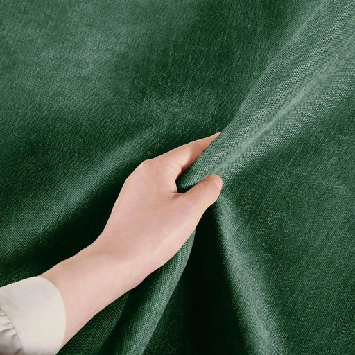 L-Shaped 3 Seater Sectional Sofa Couch,3-seat Sofa with 1 Movable Ottoman, t, Comfortable, Wide and Deep Seat, Chenille Green -DTYStore