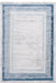 LOOM & LUXE Collection 8X10 Blue/Ivory/Bordered Non-Shedding Living Room Bedroom Dining Home Office Stylish and Stain Resistant Area Rug - DTY Store