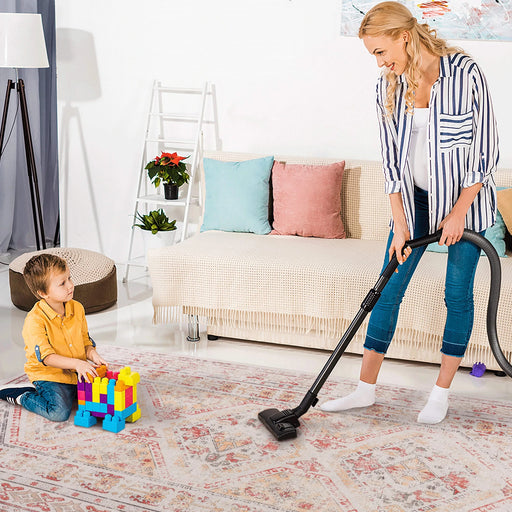 LOOM & LUXE 9x12 Large Area Rug, Washable Rug, Low-Pile, Non-Slip, Non-Shedding, Foldable, Kid & Pet Friendly - Area Rugs for living room, bedroom, kitchen (Beige, 9'x12') Default -DTYStore