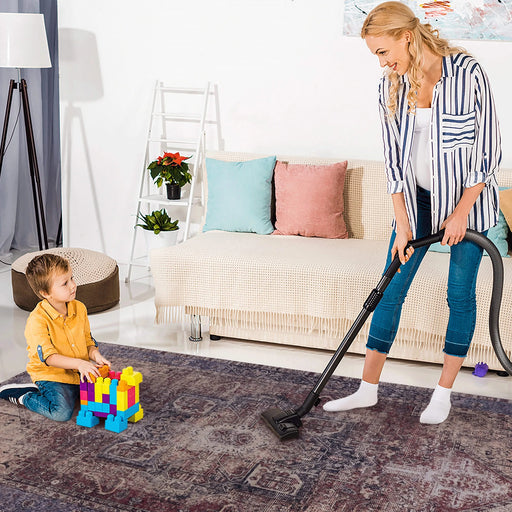 LOOM & LUXE Area Rugs 8x10 for Washable Rug, Low-Pile, Non-Slip, Non-Shedding, Foldable, Kid&Pet Friendly - Area Rugs for living room, bedroom, kitchen (Burgundy/Blue, 8' x 10') Default -DTYStore