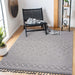 LOOM & LUXE Collection 8X10 Grey/White /Geometric Indoor/Outdoor Area Rug Default -DTYStore