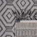 LOOM & LUXE Collection 8X10 Grey/White /Geometric Indoor/Outdoor Area Rug Default -DTYStore
