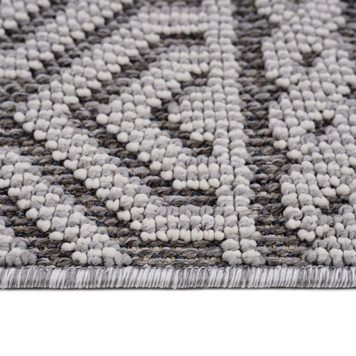 LOOM & LUXE Collection 8X10 Grey/White /Geometric Indoor/Outdoor Area Rug Default -DTYStore