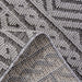 LOOM & LUXE Collection 8X10 Grey/White /Geometric Indoor/Outdoor Area Rug Default -DTYStore