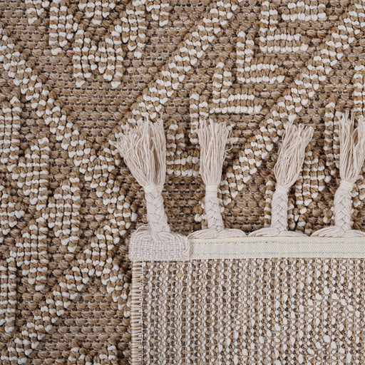 LOOM & LUXE Collection 8X10 Natural /Traditional Indoor/Outdoor Area Rug Default -DTYStore