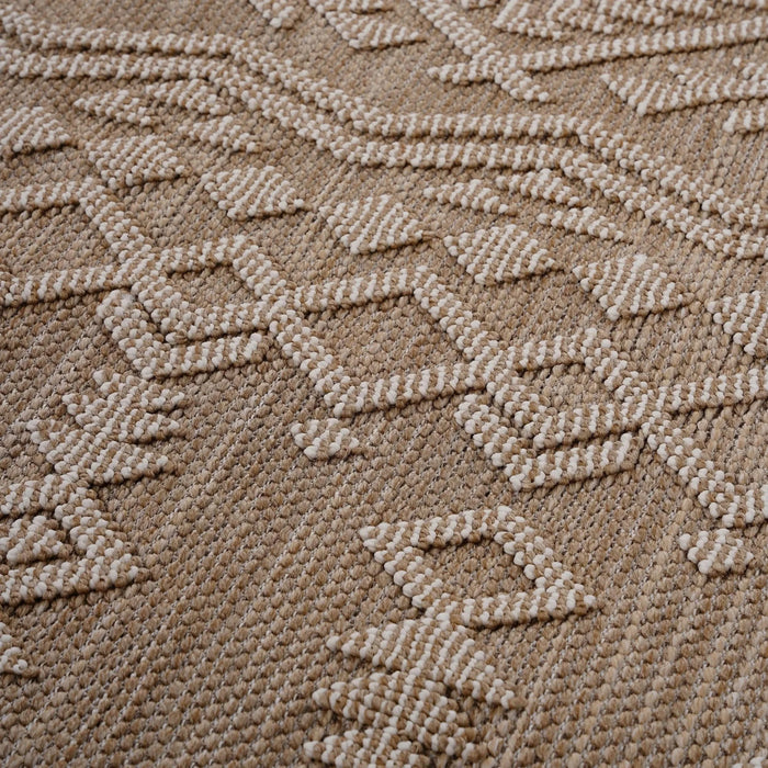 LOOM & LUXE Collection 8X10 Natural /Traditional Indoor/Outdoor Area Rug Default -DTYStore