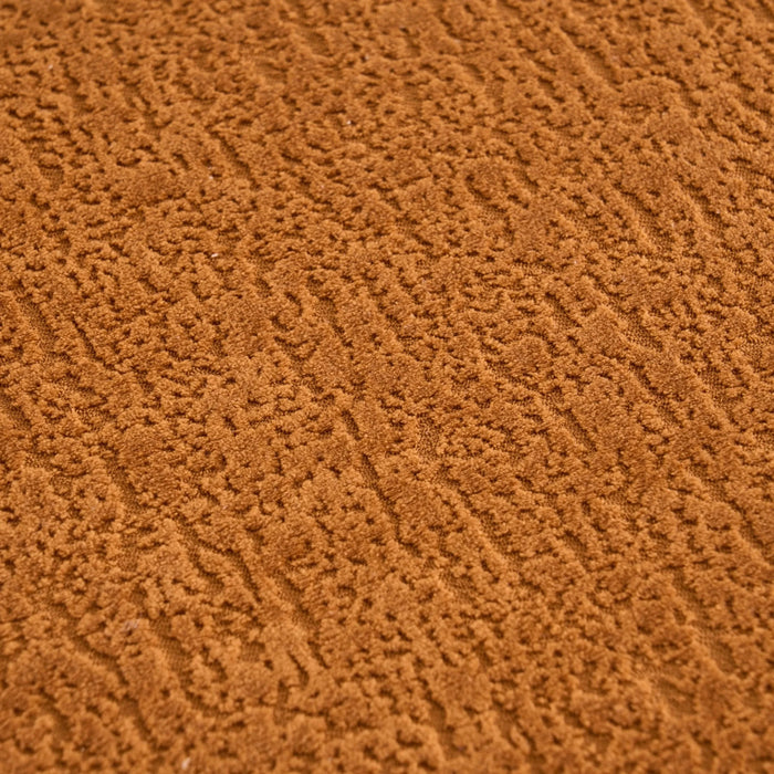 LY-022 Full Compression Sponge L-Shape Sectional Sofa with Curved Chaise, Amber Orange Modular Chenille Couch, 30D High-Density for Apartment Living Room.900 lbs. Default -DTYStore