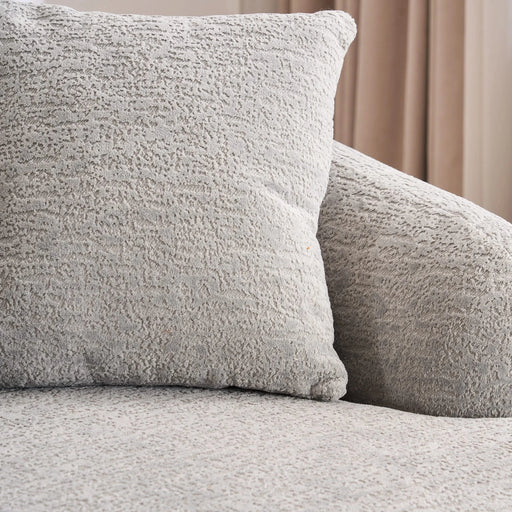 LY-022 Full Compression Sponge L-Shape Sectional Sofa with Curved Chaise, Gray Modular Chenille Couch, 30D High-Density for Apartment Living Room.900 lbs. Default -DTYStore