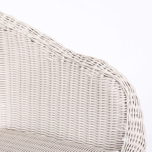 Ladd Outdoor Metal Wicker Barstool, Light Gray Faux Wicker, Set of 2 Default -DTYStore