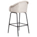 Ladd Outdoor Metal Wicker Barstool, Light Gray Faux Wicker, Set of 2 Default -DTYStore