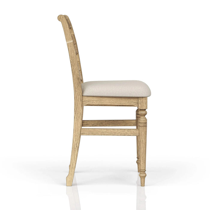 Ladder Back Counter Stool - Caramel Finish Default -DTYStore