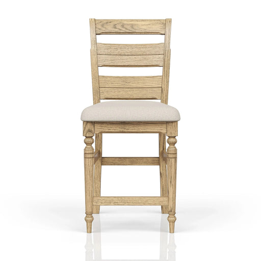 Ladder Back Counter Stool - Caramel Finish Default -DTYStore