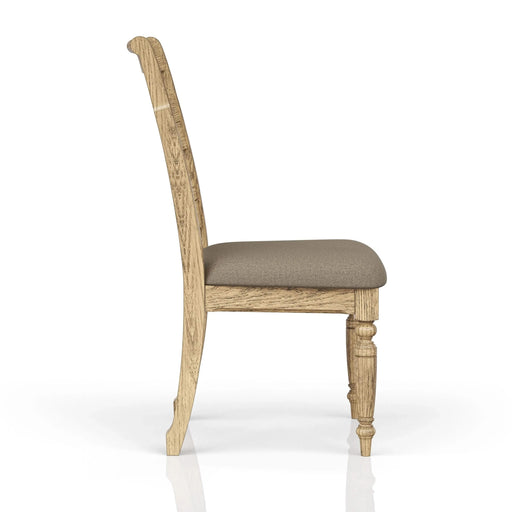 Ladder Back Side Chair - Caramel Finish (Set of 2) Default -DTYStore