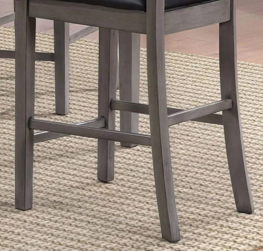 Lakewood Grey Pub Table + 4 stools Default -DTYStore