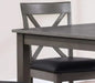 Lakewood Grey Pub Table + 4 stools Default -DTYStore
