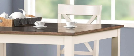 Lakewood Two tone walnut & almond Pub Table + 4 stools Default -DTYStore