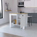 Lander Kitchen Island with Single Door and Lower Open Shelf Default -DTYStore