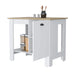 Lander Kitchen Island with Single Door and Lower Open Shelf Default -DTYStore