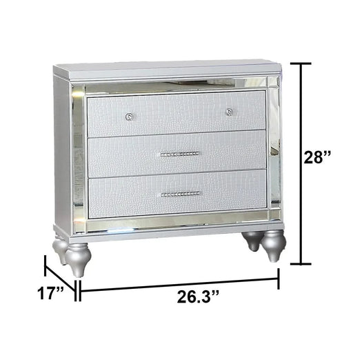 Lavish Modern Style 4 Pc King Bedroom Set Made with Fireplace in Headboard & TV stand in Footboard with Wood in Black(CA INVENTORY) Default -DTYStore