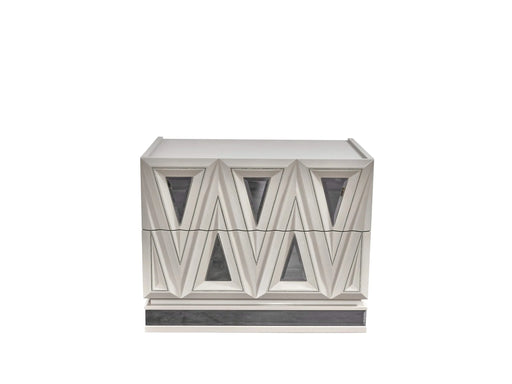 Lavita Modern & Contemporary Style 4 Pc King Upholstered Bedroom Set Made with Wood and Gold Accents in River Sand Grey (NJ Inventory) Default -DTYStore