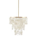 Layered Capiz Chandelier Default -DTYStore