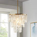 Layered Capiz Chandelier Default -DTYStore