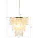 Layered Capiz Chandelier Default -DTYStore