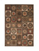 Leyden Black/Ivory Area Rug 5x8 Default -DTYStore
