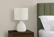 Lighting, 17'h, Table Lamp, Cream Ceramic, Ivory / Cream Shade, Modern Default -DTYStore
