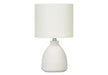 Lighting, 17'h, Table Lamp, Cream Ceramic, Ivory / Cream Shade, Modern Default -DTYStore