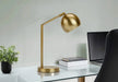Lighting, 19'h, Table Lamp, Gold Metal, Gold Shade, Contemporary Default -DTYStore
