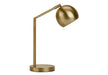 Lighting, 19'h, Table Lamp, Gold Metal, Gold Shade, Contemporary Default -DTYStore