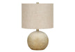Lighting, 20'h, Table Lamp, Beige Concrete, Beige Shade, Contemporary Default -DTYStore