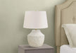 Lighting, 20'h, Table Lamp, Cream Concrete, Ivory / Cream Shade, Modern Default -DTYStore