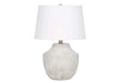 Lighting, 20'h, Table Lamp, Cream Concrete, Ivory / Cream Shade, Modern Default -DTYStore