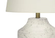 Lighting, 20'h, Table Lamp, Cream Concrete, Ivory / Cream Shade, Modern Default -DTYStore