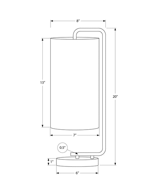 Lighting, 20'h, Table Lamp, White Marble, Ivory / Cream Shade, Contemporary Default -DTYStore