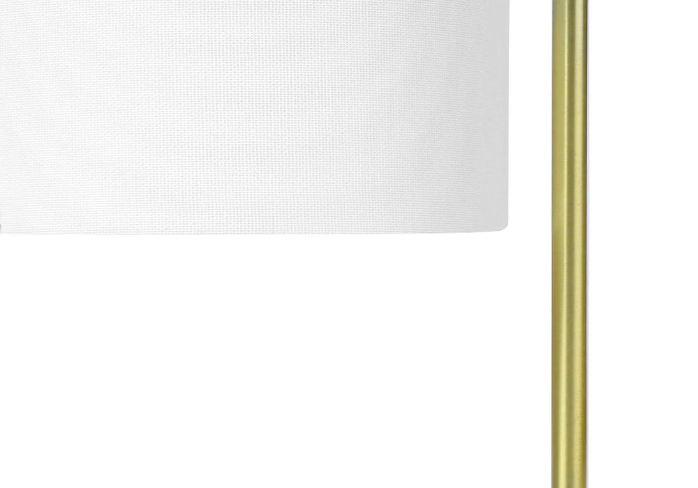Lighting, 20'h, Table Lamp, White Marble, Ivory / Cream Shade, Contemporary Default -DTYStore