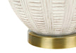 Lighting, 21'h, Table Lamp, Ivory / Cream Shade, Cream Resin, Transitional Default -DTYStore