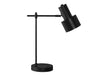Lighting, 21'h, Table Lamp, Usb Port Included, Black Metal, Black Shade, Modern Default -DTYStore