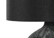 Lighting, 23'h, Table Lamp, Black Ceramic, Black Shade, Contemporary Default -DTYStore