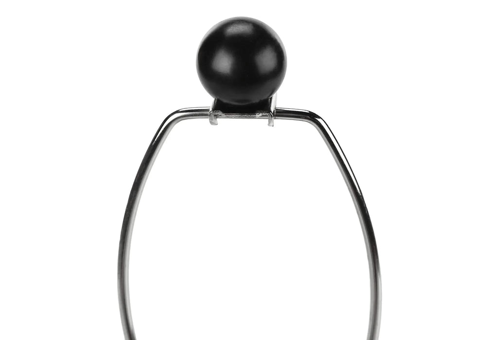 Lighting, 24'h, Table Lamp, Black Resin, Ivory / Cream Shade, Contemporary Default -DTYStore