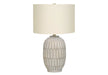 Lighting, 24'h, Table Lamp, Cream Resin, Ivory / Cream Shade, Transitional Default -DTYStore