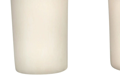 Lighting, 25'h, Table Lamp, Cream Resin, Beige Shade, Modern Default -DTYStore