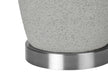 Lighting, 25'h, Table Lamp, Grey Ceramic, Grey Shade, Modern Default -DTYStore