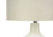 Lighting, 25'h, Table Lamp, Ivory / Cream Shade, Cream Ceramic, Contemporary Default -DTYStore