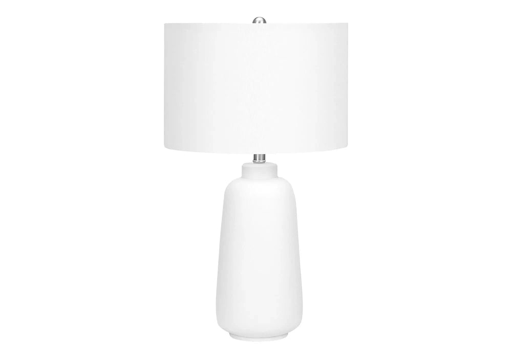Lighting, 26'h, Table Lamp, Cream Ceramic, Ivory / Cream Shade, Modern Default -DTYStore