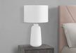 Lighting, 26'h, Table Lamp, Cream Ceramic, Ivory / Cream Shade, Modern Default -DTYStore