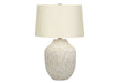 Lighting, 26'h, Table Lamp, Cream Ceramic, Ivory / Cream Shade, Transitional Default -DTYStore