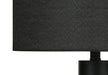 Lighting, 28'h, Table Lamp, Black Metal, Black Shade, Contemporary Default -DTYStore